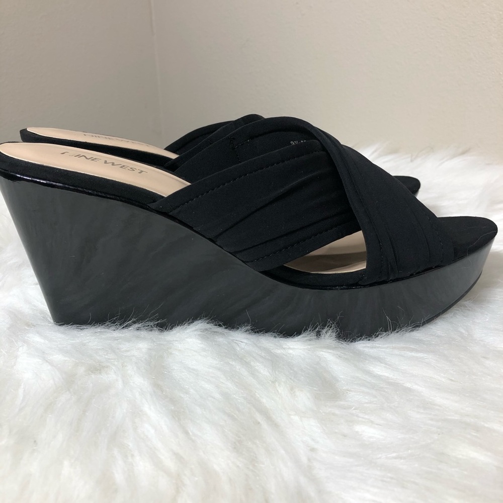 Nine west platform sandals size 9.5 - Picture 4 of 8